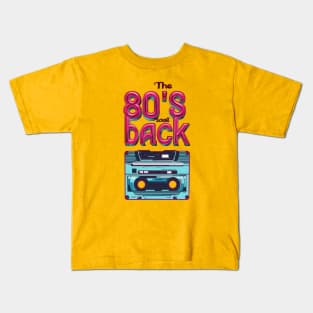 80's back cassette Kids T-Shirt